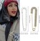 8-Piece Retro Sweater & Shawl Clips – Faux Crystal Pearl Brooch Pins for Women and Girls, Costume Accessories, Waist or Back Cincher for Cardigans, Collars, Dresses, Shirts, and Jeans
